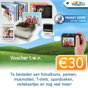 iBood - Vistaprint Voucher ter waarde van €30,- voor een absolute weggeefprijs!