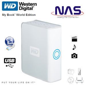 iBood - Western Digital My Book World Edition 750GB NAS Netwerk Hard Drive