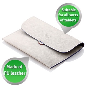 iBood - Witte tablet cover – biedt bescherming voor je kostbare tablet