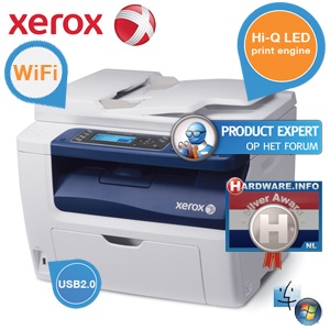 iBood - Xerox multifunctionele USB- & WiFi/Netwerk LED-kleurenprinter - WorkCentre™ 6015V_NI!