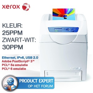 iBood - Xerox Phaser 6280V_DN kleurenlaserprinter met 25/30ppm en 600x600x4 dpi