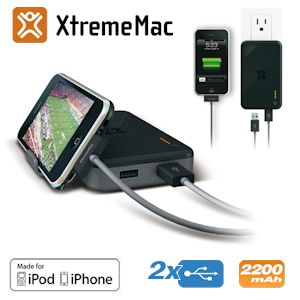 iBood - Xtrememac Incharge Portable – onderweg 2 USB apparaten tegelijk opladen!