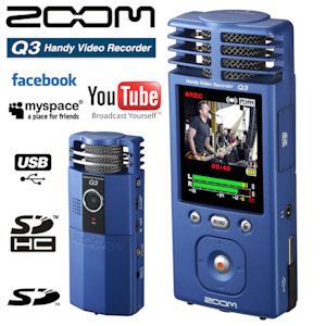 iBood - Zoom Q3 professionele audio recorder met video functie