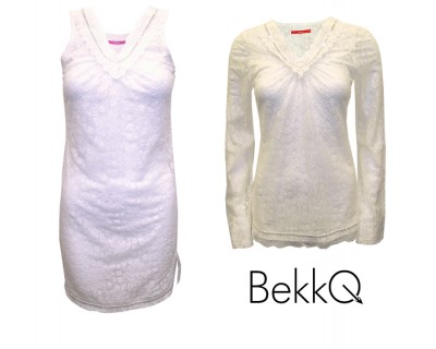 iChica - Elegant en zomers jurkje of topje van kant van Bekkq. Alleen vandaag met 50% korting!