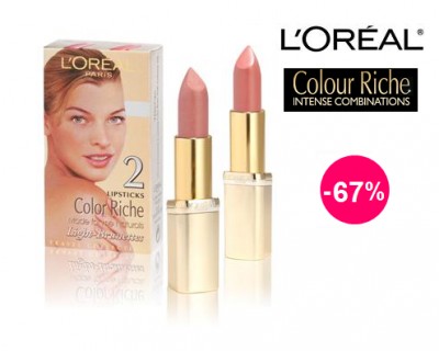 iChica - Perfecte natural look met L'Oreal Color Riche Made For You Lipstick (2 stuks)