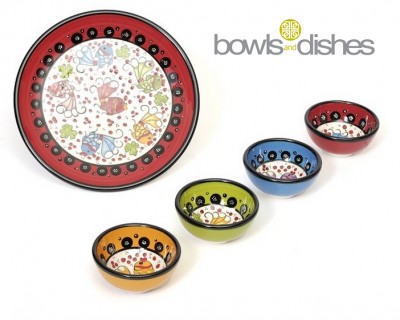 iChica - Prachtig handbeschilderd aardewerk van Bowls & Dishes inclusief gerechtenboekje!!