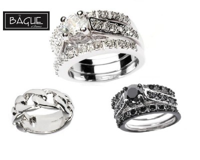 iChica - SALE met 10 prachtige nieuwe gerhodineerd zilveren ringen van Bague a Dames!