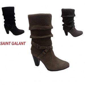 iChica - Stijlvolle en warme enkellaarzen van Saint Galant enkellaarzen in drie kleuren, dÃ© perfecte laarzen voor dit najaar 2011! Vandaag met 64% korting!