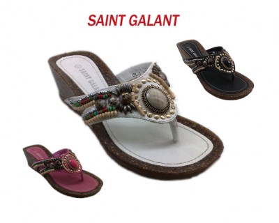 iChica - Zomerse gedecoreerde slippers van Saint Galant - Kies uit zes kleuren