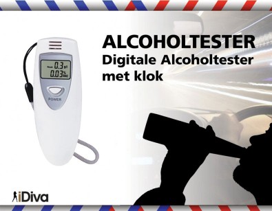 IDiva - Digitale Alcoholtester met LCD Display