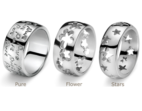 IDiva - Mooie "Pure" Sterling Zilveren Ring