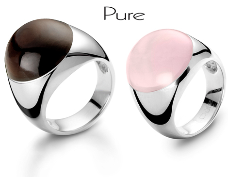 IDiva - 'Pure' Ring Met Edelsteen Kwarts