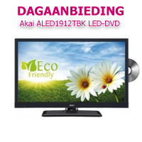 Internetshop.nl - Akai ALED1912TBK LED-DVD combinatie
