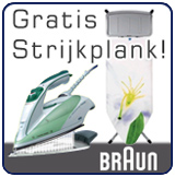 Internetshop.nl - Braun SI6261 Stoomstrijkijzer Incl. Gratis Strijkplank