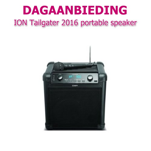 Internetshop.nl - Ion Tailgater 2016 Portable Speaker
