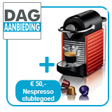 Internetshop.nl - Krups Nespresso XN 3006 Pixie + 50,- euro Club tegoed!
