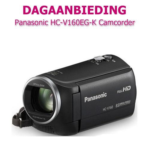 Internetshop.nl - Panasonic HC-V160EG-K Camcorder