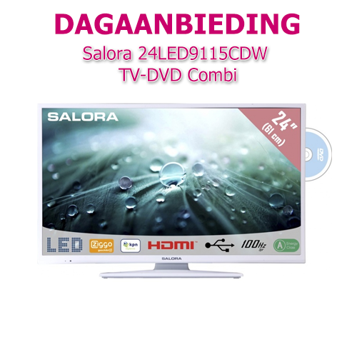 Internetshop.nl - Salora 24LED9115CDW TV-DVD Combi