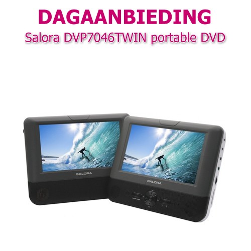 Internetshop.nl - Salora DVP7046TWIN Portable DVD