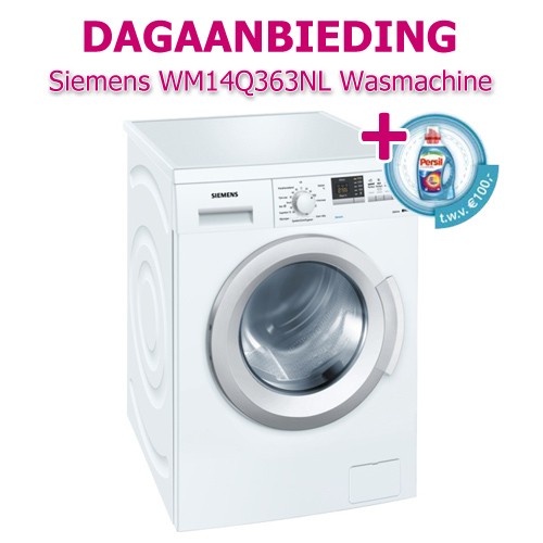 Internetshop.nl - Siemens WM14Q363NL iSensoric Wasmachine