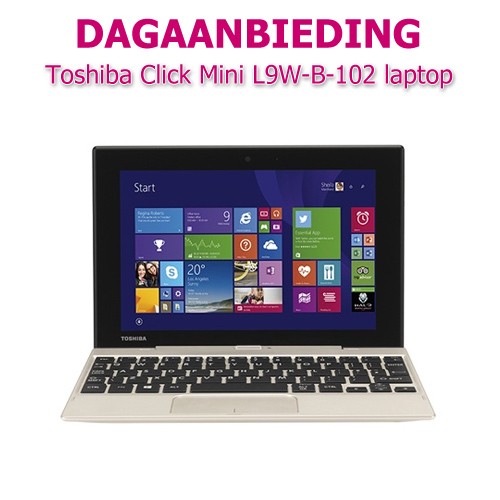Internetshop.nl - Toshiba Click Mini L9W-B-102 Laptop
