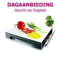 Internetshop.nl - VacuVin Cutting Board & Tray Snijplank