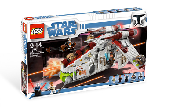 Just 24/7 - Lego Starwars - Republic Atttack Gunship (7676)