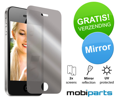 Koopjessite - 2 x Screen protector voor diverse smartphones - Mirror