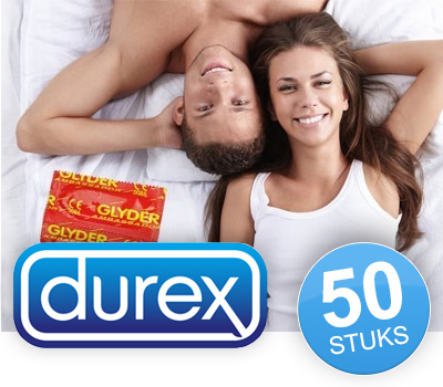 Koopjessite - 50x Durex Ambassador Glyder Condooms