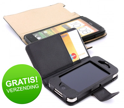 Koopjessite - Bookstyle/Wallet case voor diverse smartphones