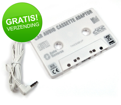 Koopjessite - Cassette speler naar 3,5 mm (mini-jack) adapter