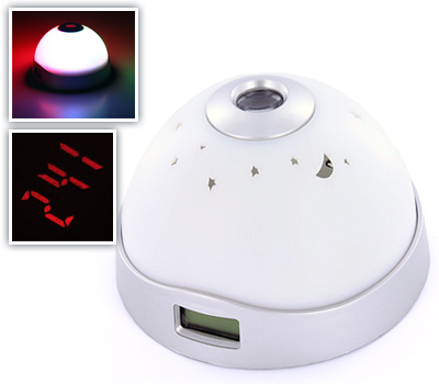 Koopjessite - Digitale alarmklok met projector en LED's