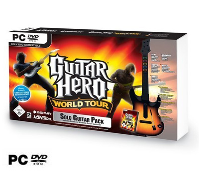 Koopjessite - Guitar Hero: World Tour met Wireless Guitar (PC-DVD)