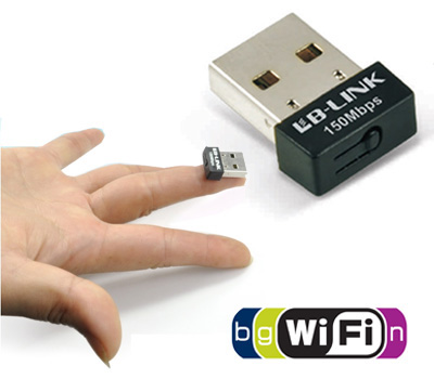 Koopjessite - LB-LINK Draadloze USB Netwerkadapter (150 Mbps - IEEE 802.11 b/g/n)