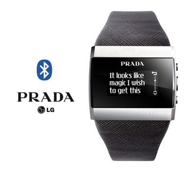 Koopjessite - LG Bluetooth Horloge LBA-T950 Prada II