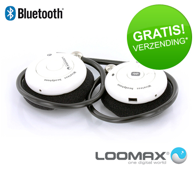 Koopjessite - Loomax Stereo Bluetooth Headset LMHH-6001BT