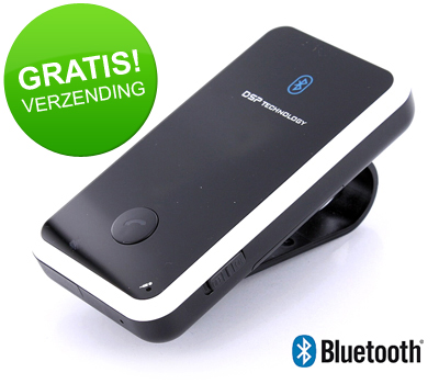 Koopjessite - Portable Bluetooth Handsfree Carkit
