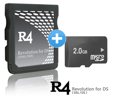 Koopjessite - R4 DS Kaart + Micro SD 2 GB