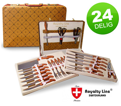 Koopjessite - Royalty Line 24 delige BBQ set inclusief gratis koffer