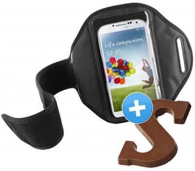 Koopjessite - Sinterklaas 5-daagse: Sport armband voor smartphones (Galaxy S4, iPhone 5S en meer)