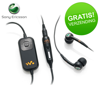Koopjessite - Sony Ericsson In-Ear Stereo Headset HPM-82