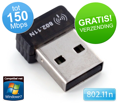 Koopjessite - USB Wi-Fi 802.11N adapter