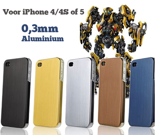 Lifestyle Deal - 0,3 Mm Ultradunne Metalen Case Voor De Iphone 4/4S Of 5