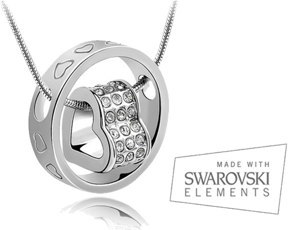 Lifestyle Deal - Collier 'The Circle Of Love' Met Swarovski Elements