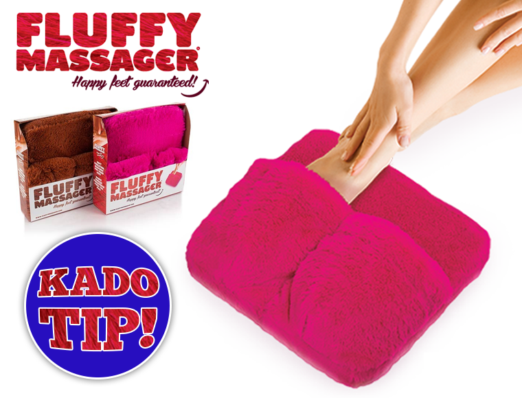 Lifestyle Deal - Fluffy Massager®: Heerlijk Warm Voetmassage-apparaat In Roze Of Bruin