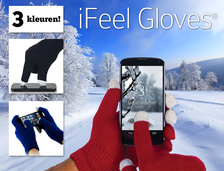 Lifestyle Deal - Ifeel Gloves Touchscreen Handschoenen In 3 Kleuren