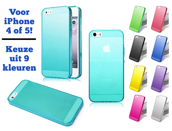 Lifestyle Deal - Kleurrijke Siliconen-beschermhoesjes Voor Iphone 4/4S Of 5