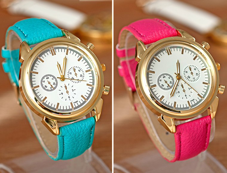 Lifestyle Deal - Trendy Horloge In 6 Zomerse Kleuren