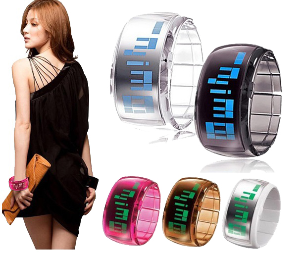 Lifestyle Deal - Trendy Led Armband Horloge In 5 Verschillende Kleuren