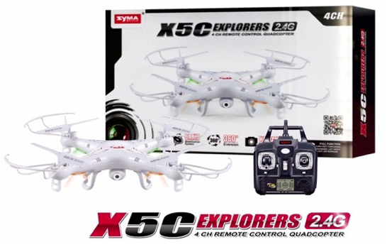Marge Deals - Syma Quadcopter X5c Explorers 2,4G
